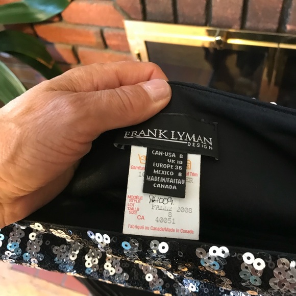 Frank Lyman party sparkle dress size 6 - Picture 4 of 7